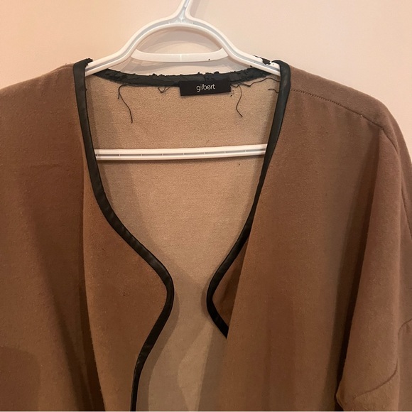 GILBERT Beige Peacoat Style Jacket - Size L - Picture 2 of 4